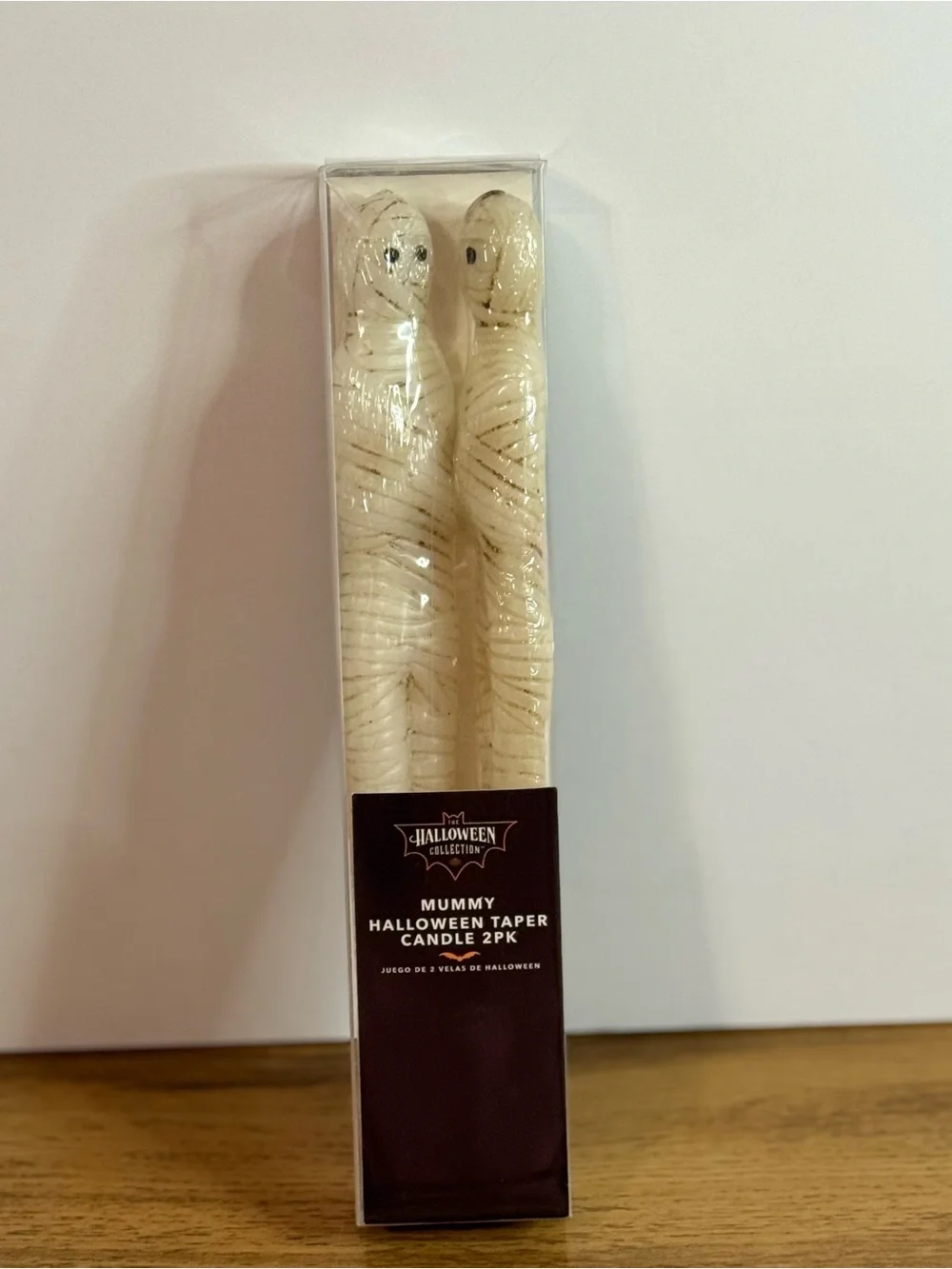 NEW Mummy Taper Candles - Cream (2-Pack)